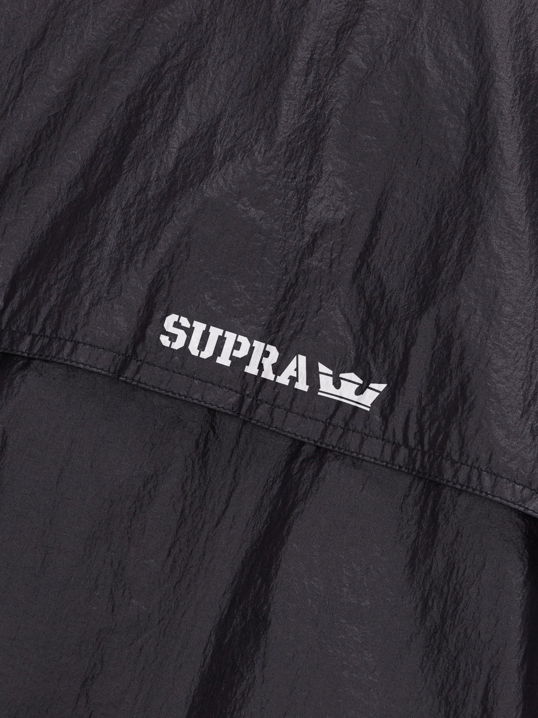 SUPRA WOMENS WARM UP JACKET BLACK ver.2