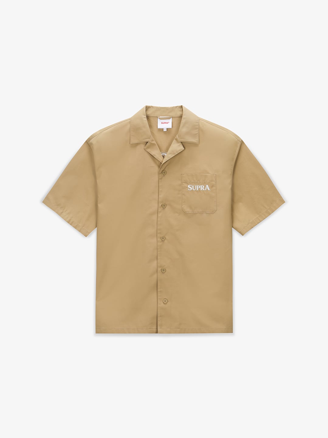 Back Arch Logo BAYC Open Collar Short-Sleeved Shirt