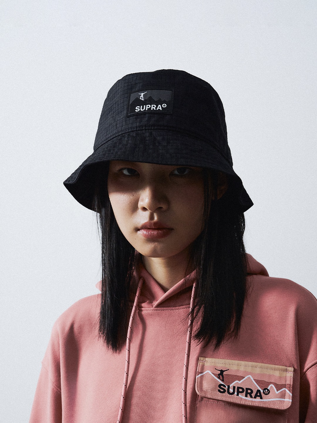 Mountain SB Label Point Bucket Hat
