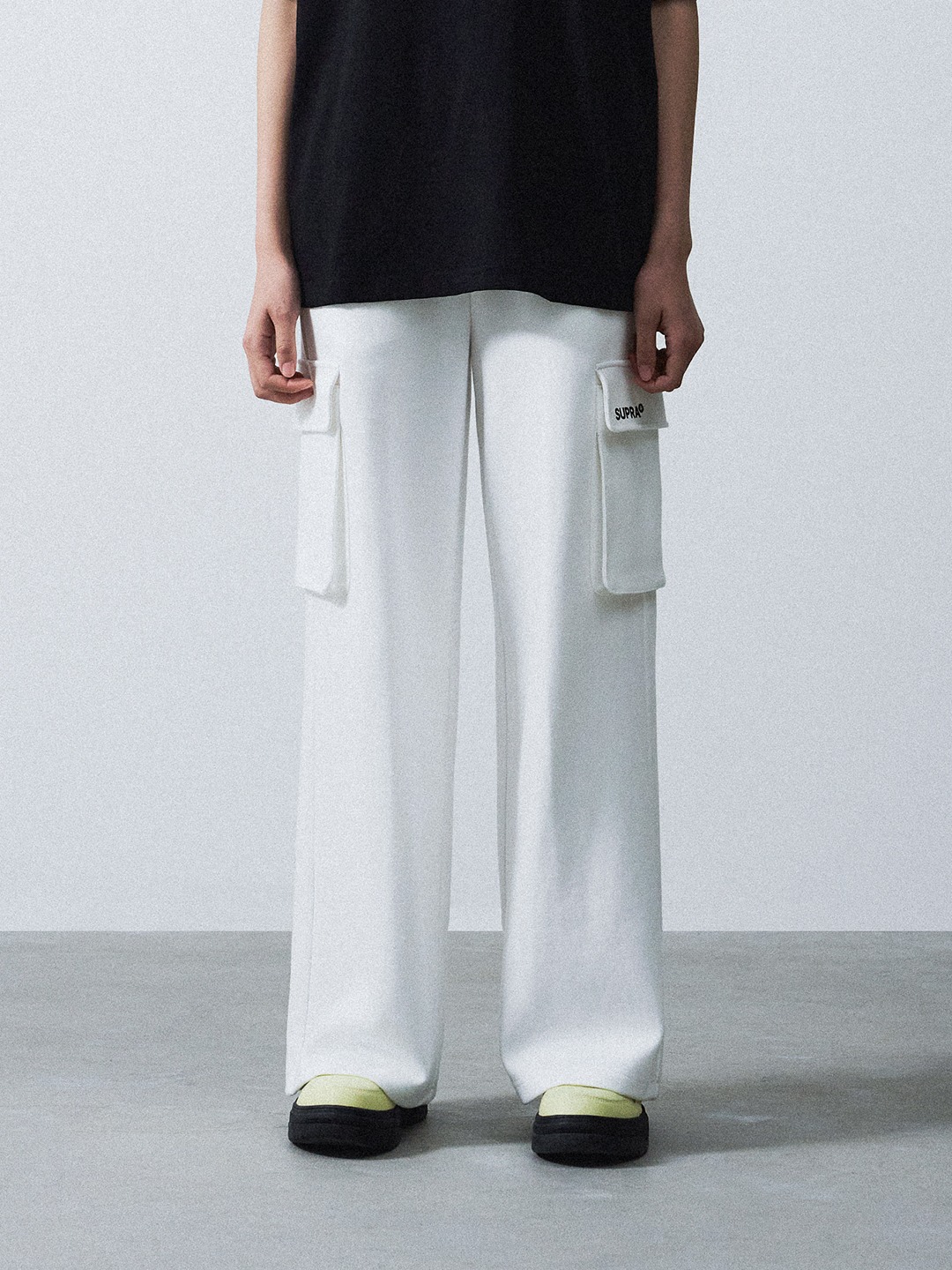 Women's side Pocket Wide Pants
