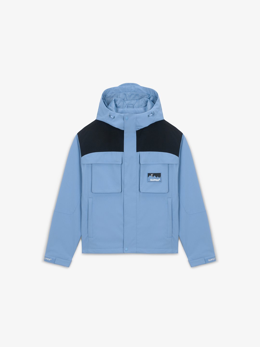 Women's 2 Pocket Color Block Windbreaker