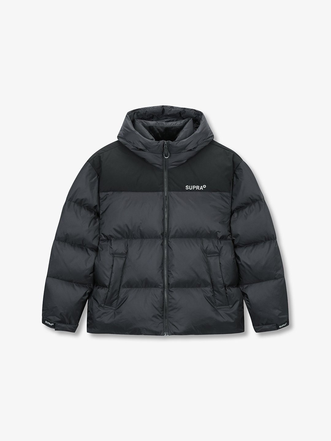 Ripstop Color Block Short Down Jacket