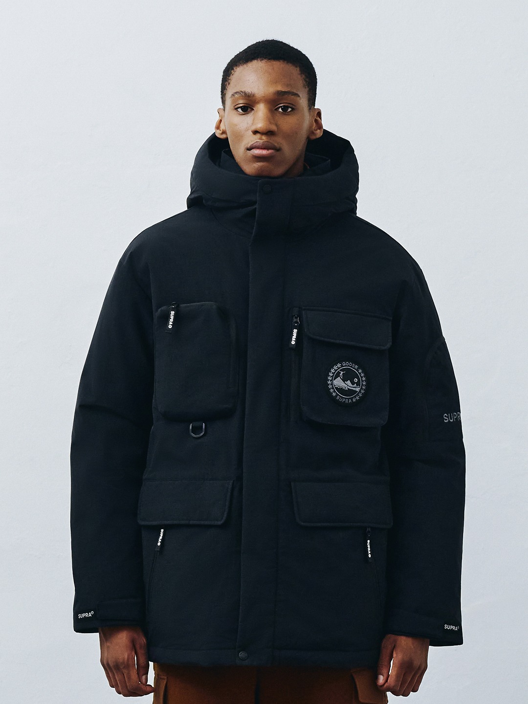Pocket Mid Goose Down Jacket