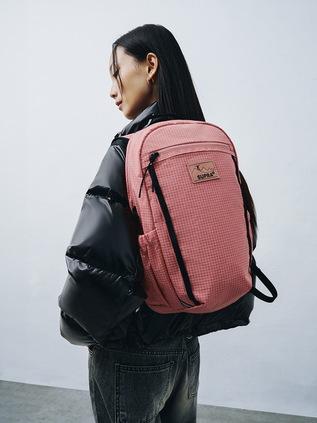 Light material women backpack 12L