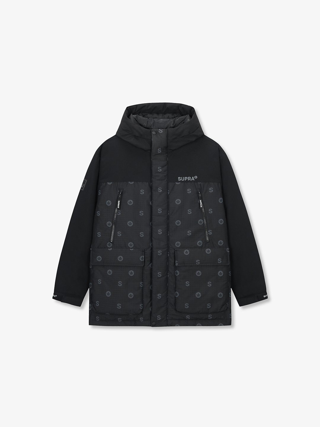 Monogram Safari Mid Down Jacket