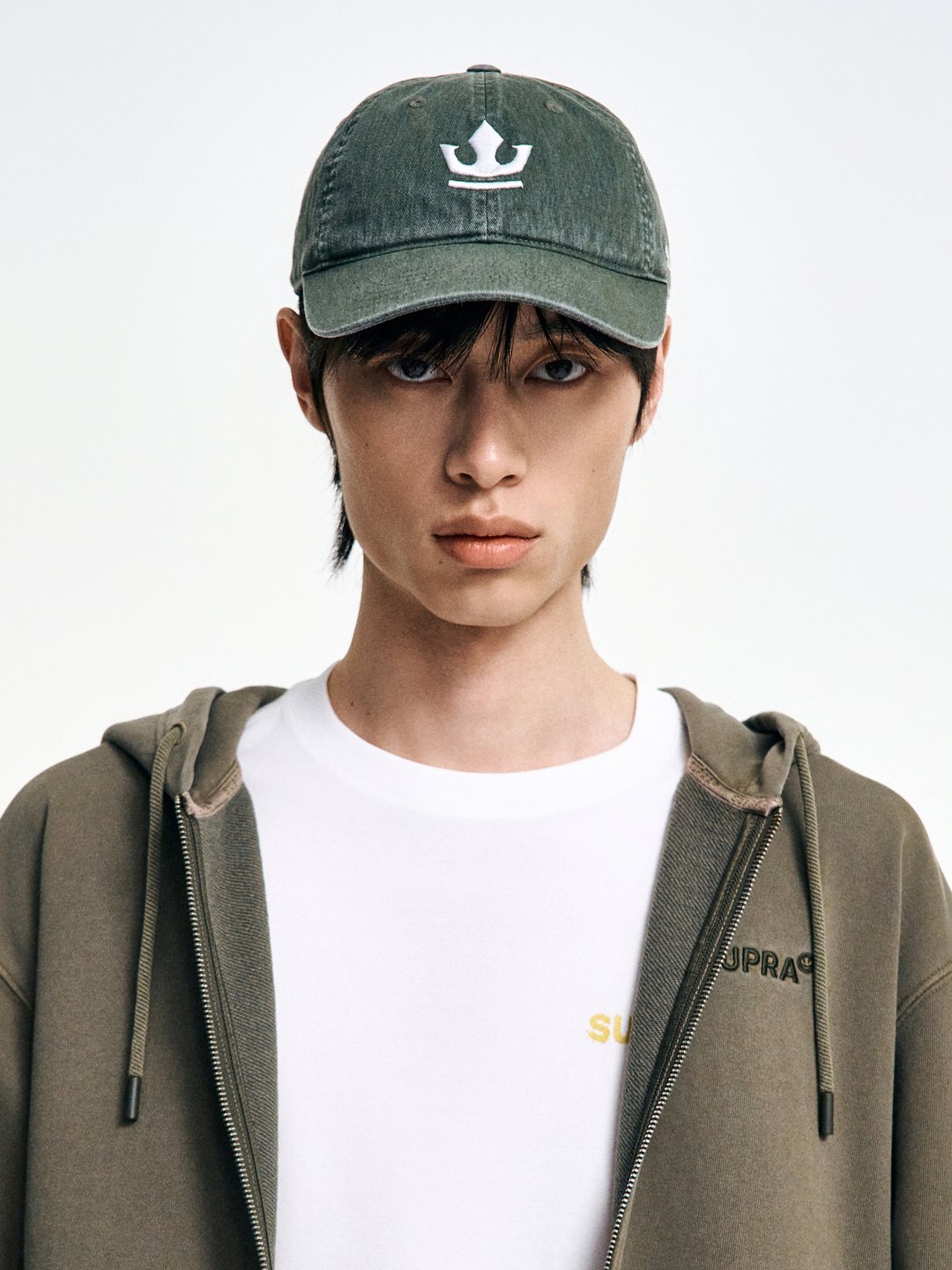 Crown logo washing Ball Cap