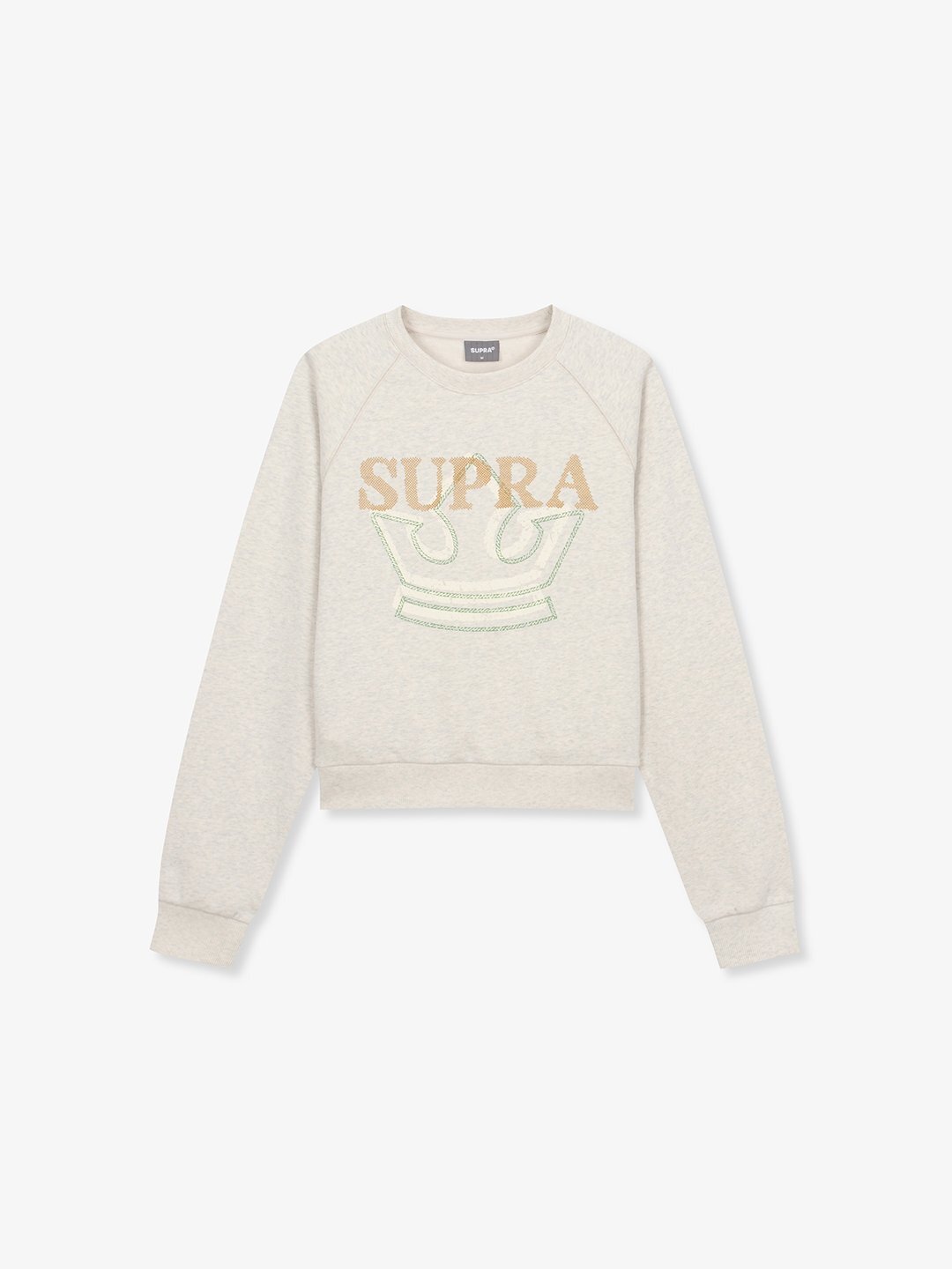 Women`s Crown Graphic Cropped Sweatshirt