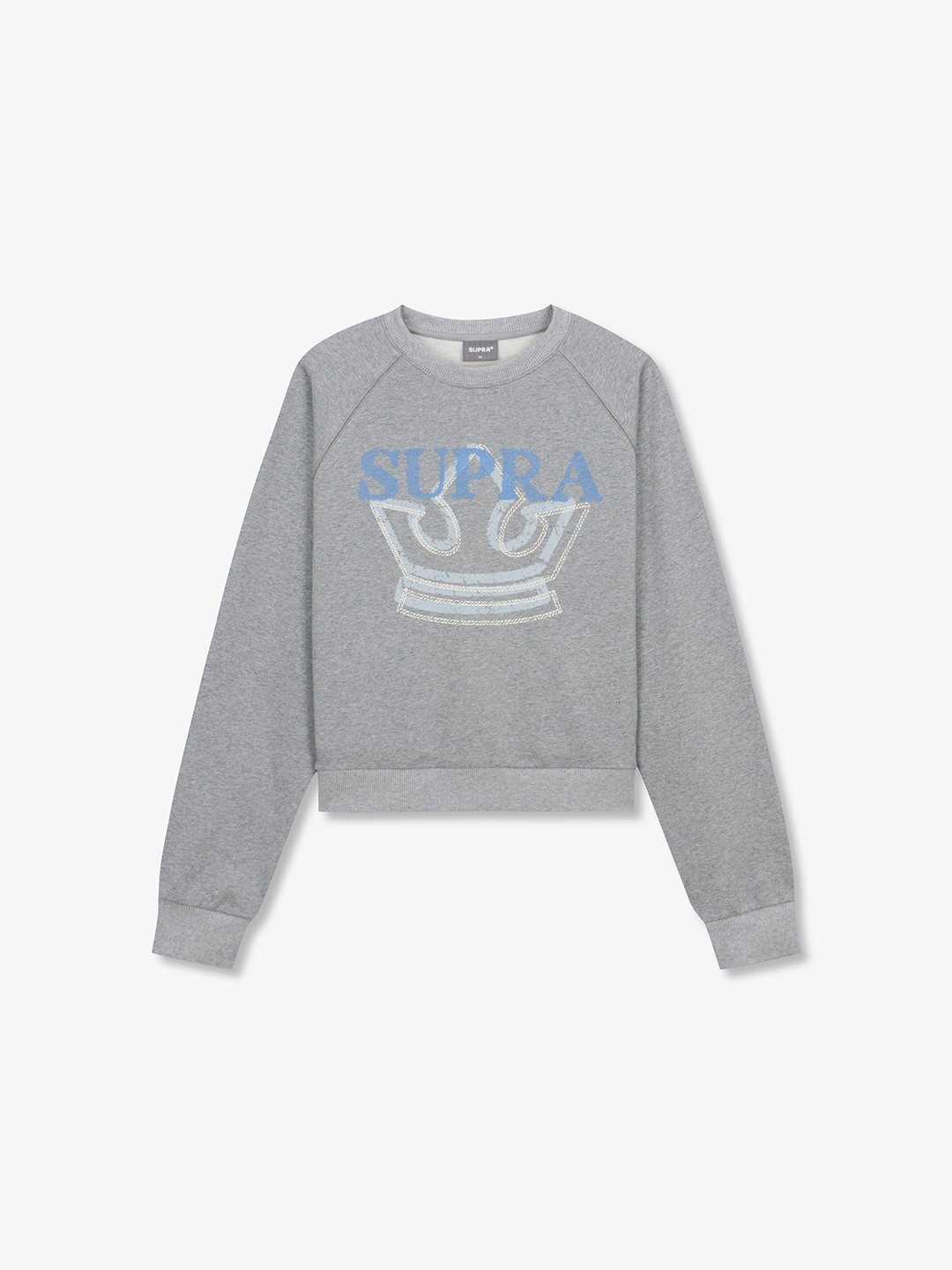 Women`s Crown Graphic Cropped Sweatshirt