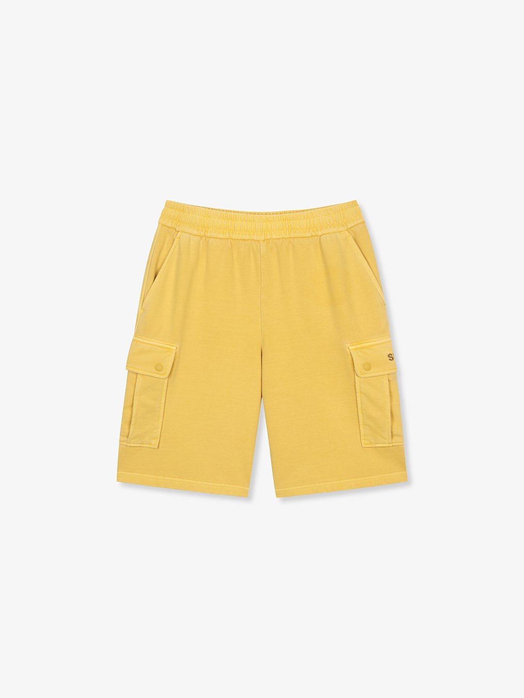 Garment Dyed Cargo Pocket Half Pants Set
