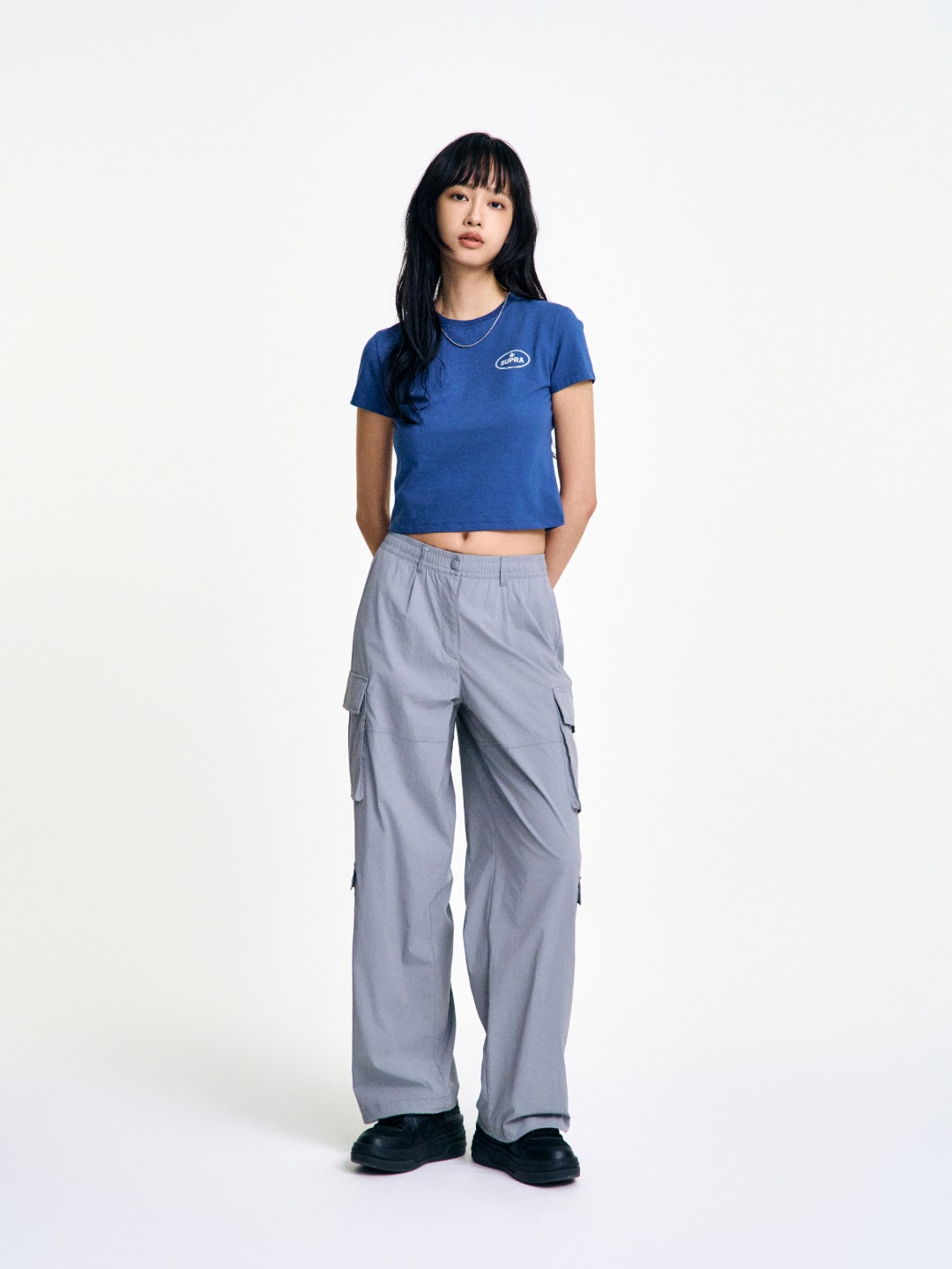 Women`s 8 Pocket Wide Cago Pants