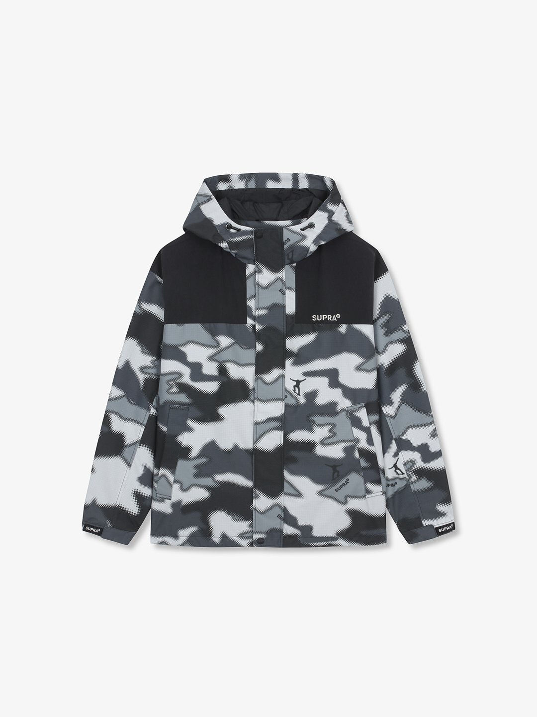 Camo Point Color Block Windbreaker