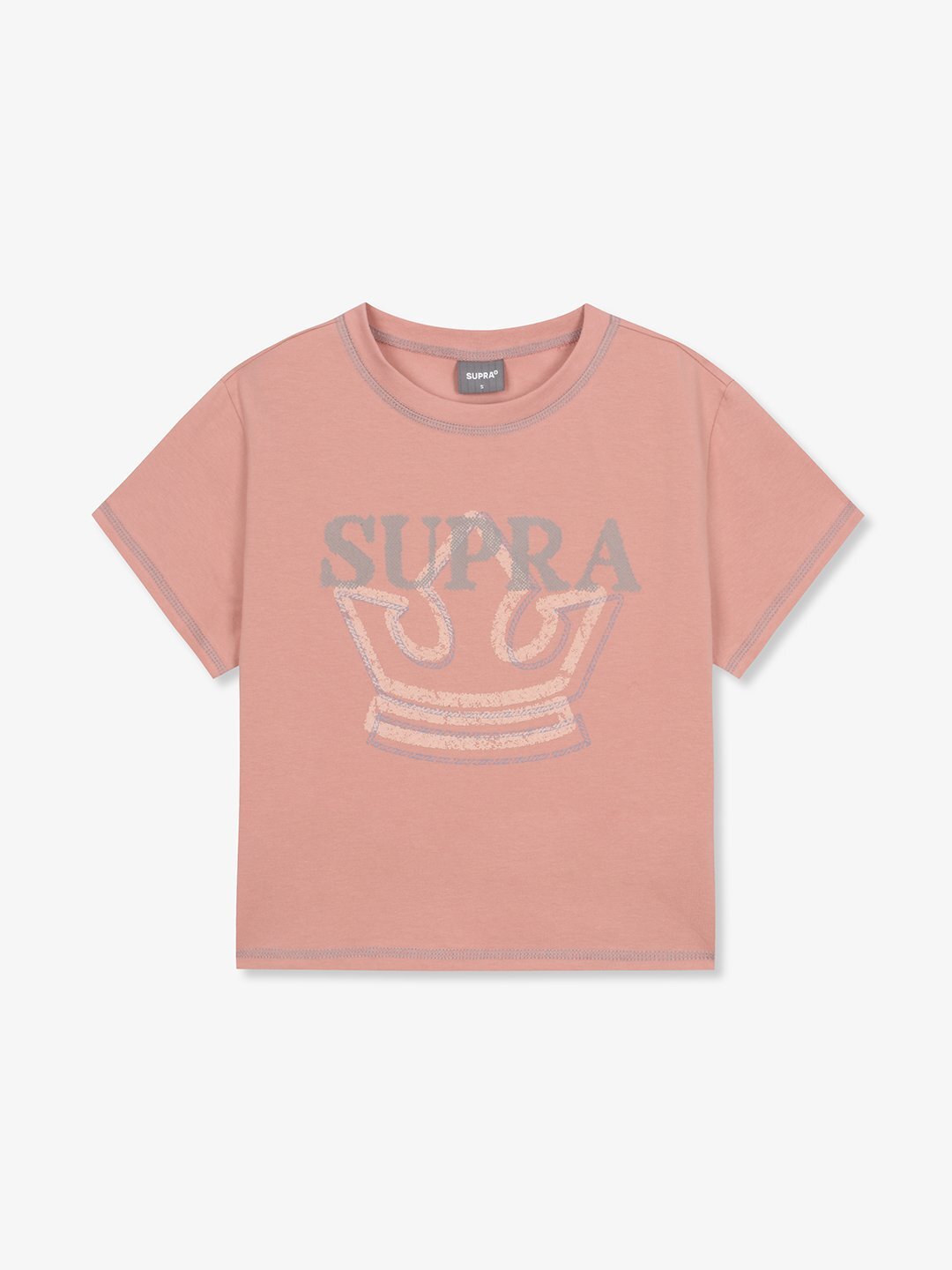 Women`s Crown Logo Point Crop T-shirt