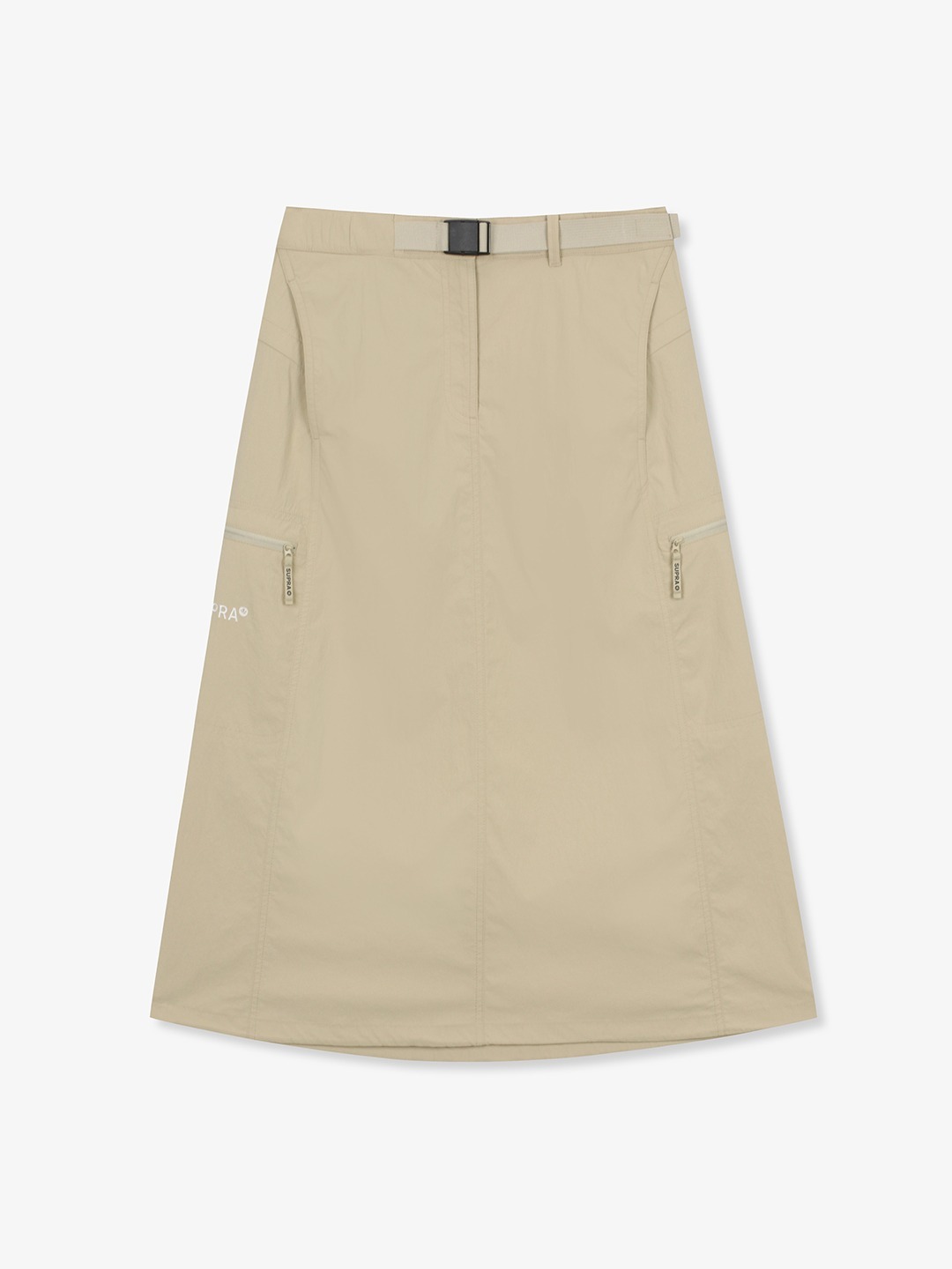 Women`s Belt Point Long Skirt