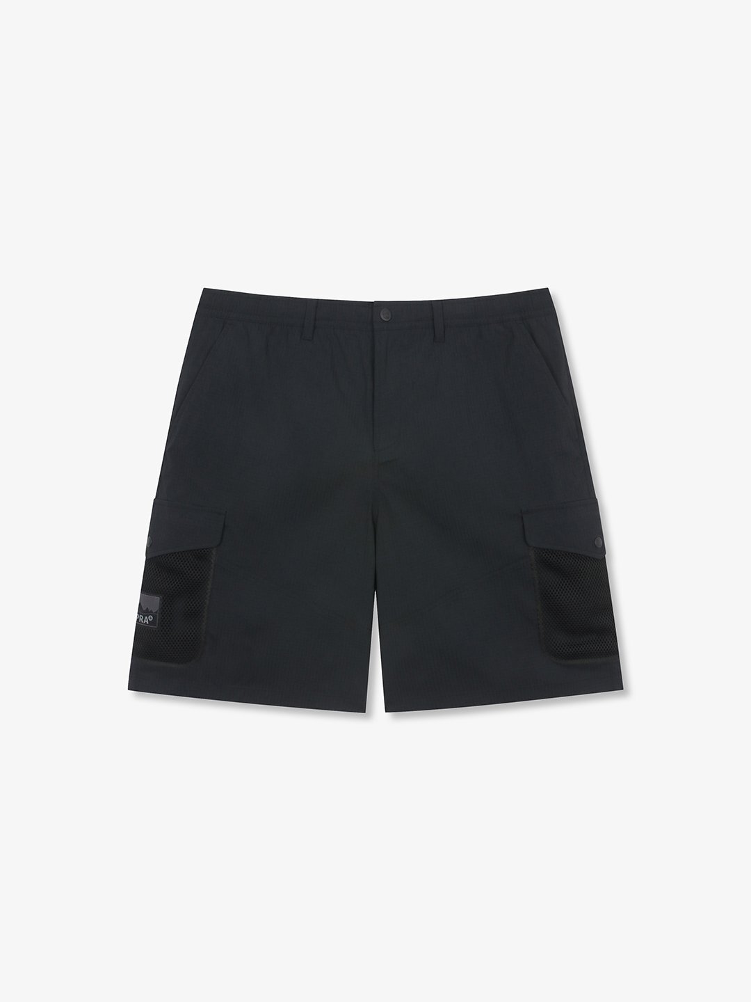 Label Mesh Pocket Woven Shorts