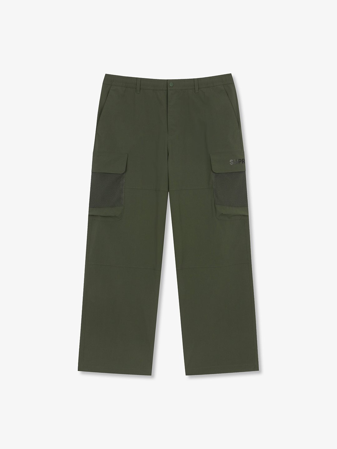 Mesh Pocket Cargo Wide Pants