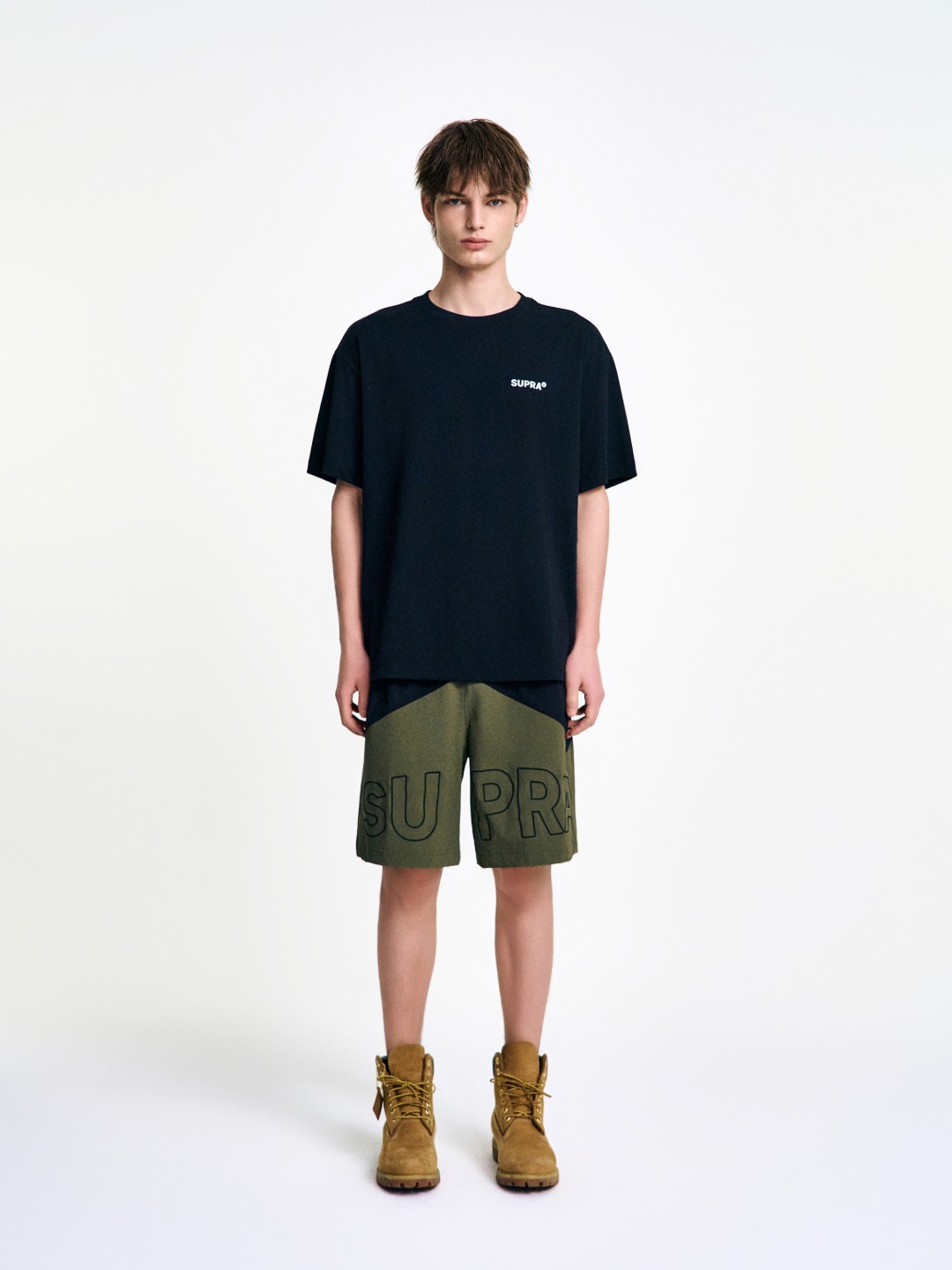 Mountain Color Block Shorts SET