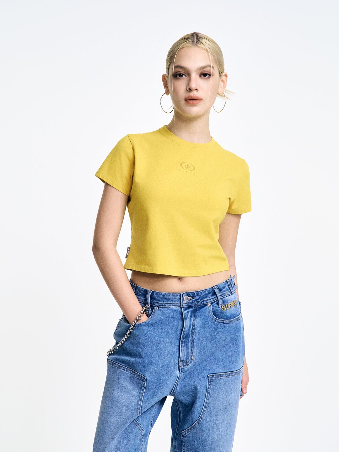 Women`s Washed Cropped T-Shirt