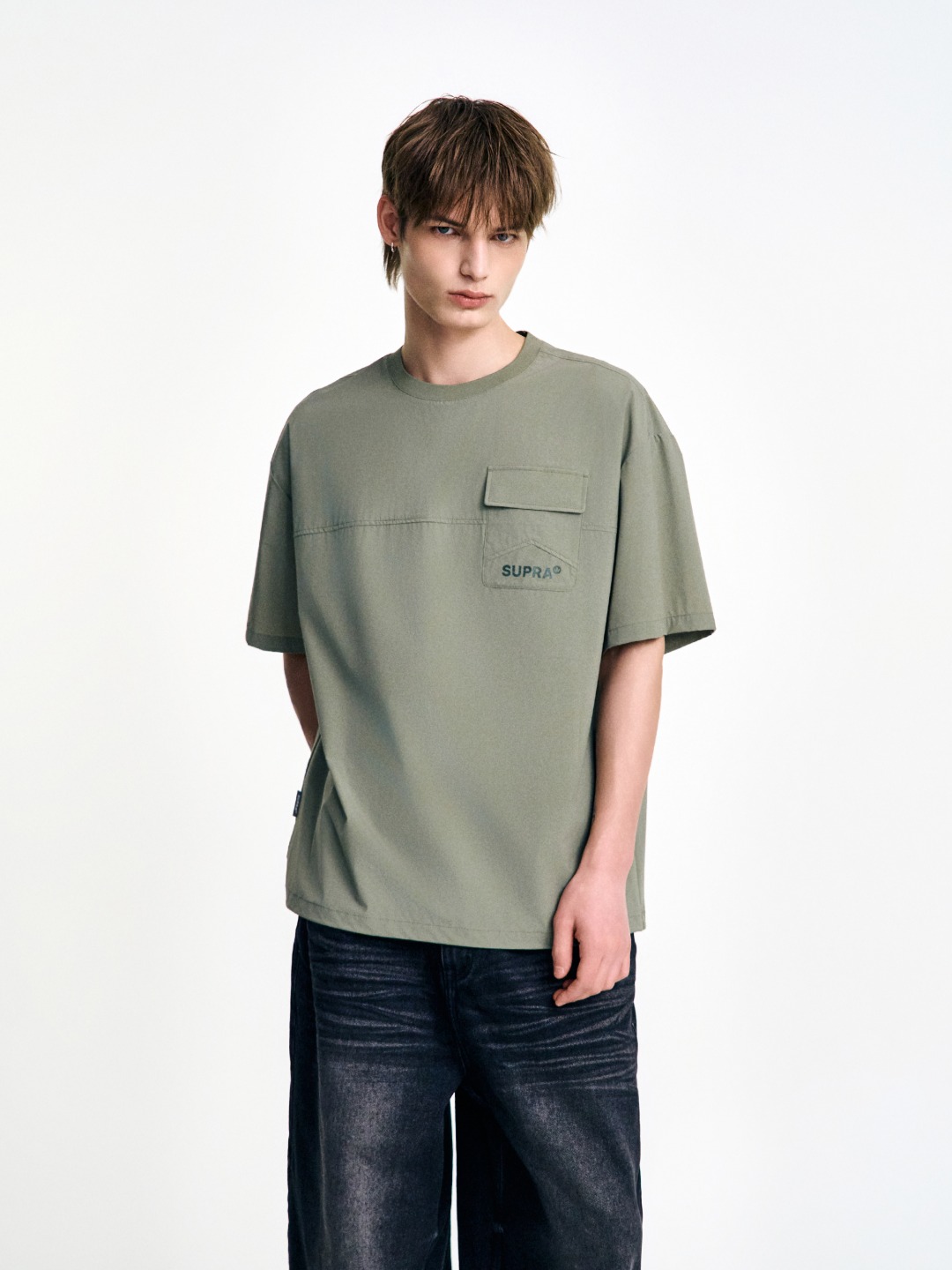 Woven Short Sleeve T-shirt
