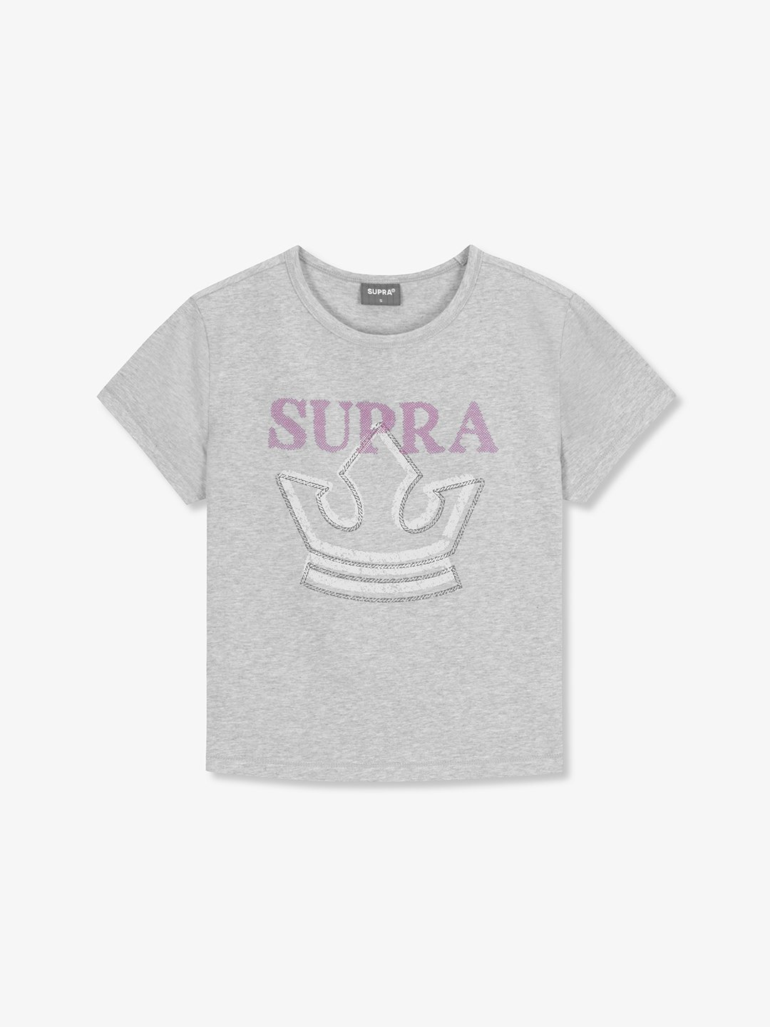 Women`s Crown Logo Point Crop T-shirt