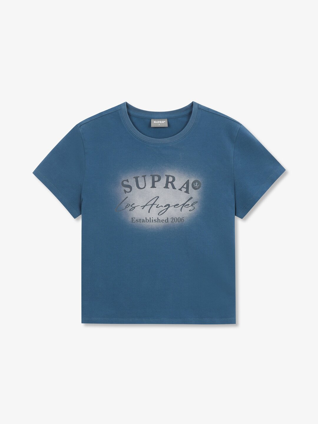 Women`s Spray Graphic Point Crop T-Shirt