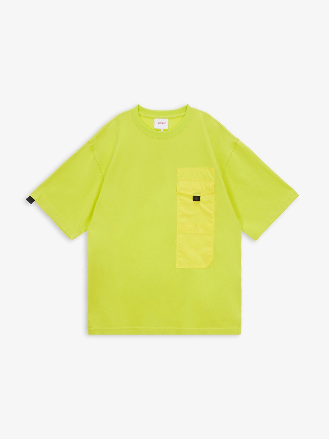 SUPRA REFLECTIVE LOGO T-SHIRT NEON