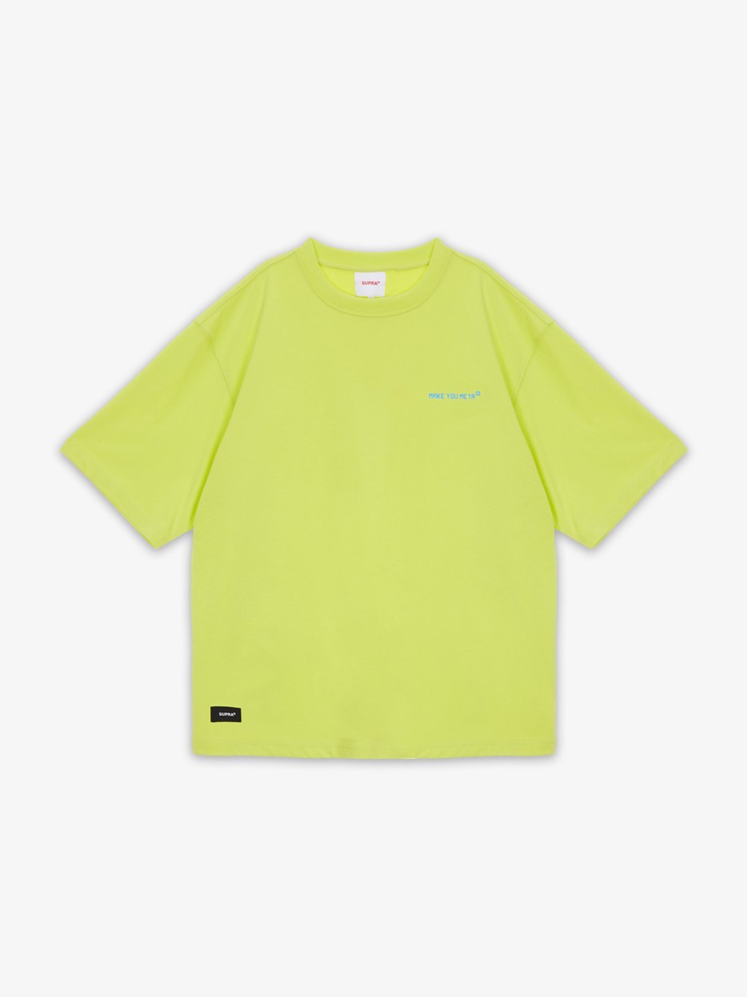 SUPRA ASCII CODE LOGO T-SHIRT NEON