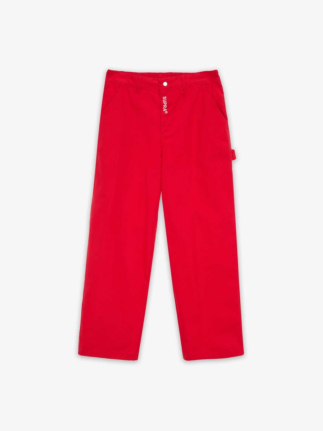 SUPRA BANDING WORK PANTS RED