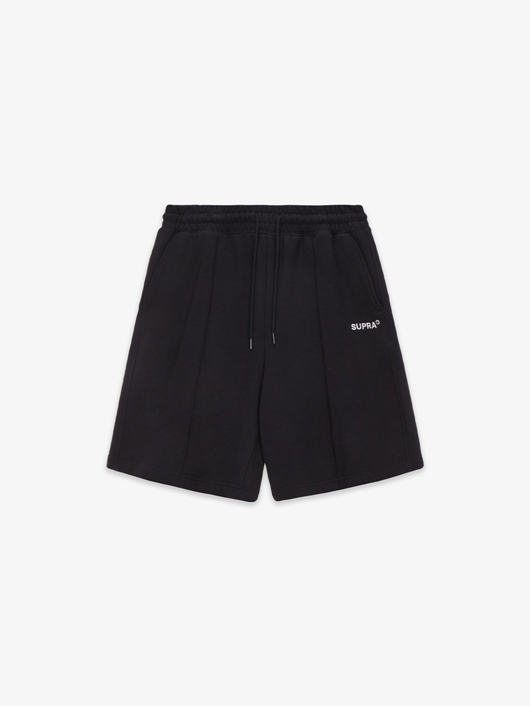 SUPRA PINTUCK SWEAT SHORTS BLACK